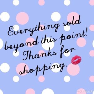 Items Beyond This Point Are Sold🍬💜
